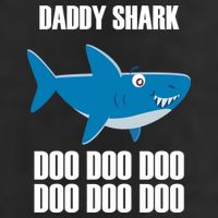 Daddy Shark Funny Cute Adult Drive Performance Visor