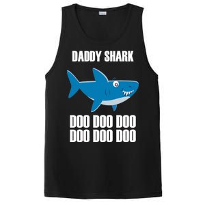 Daddy Shark Funny Cute PosiCharge Competitor Tank