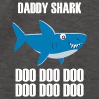 Daddy Shark Funny Cute Vector Backpack