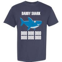 Daddy Shark Funny Cute Garment-Dyed Heavyweight T-Shirt