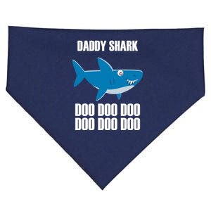 Daddy Shark Funny Cute USA-Made Doggie Bandana