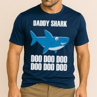 Daddy Shark Funny Cute Cooling Performance Crew T-Shirt