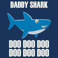 Daddy Shark Funny Cute Cooling Performance Crew T-Shirt