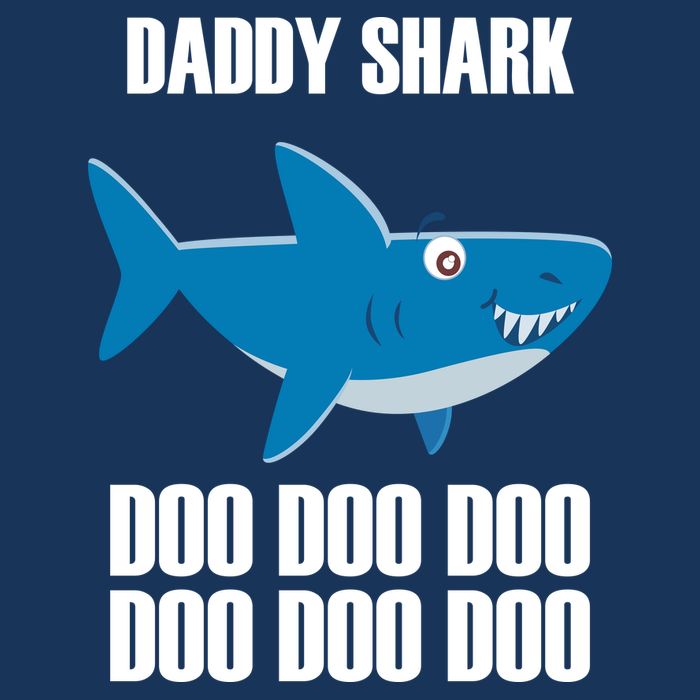 Daddy Shark Funny Cute Cooling Performance Crew T-Shirt