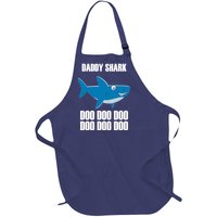 Daddy Shark Funny Cute Full-Length Apron With Pockets