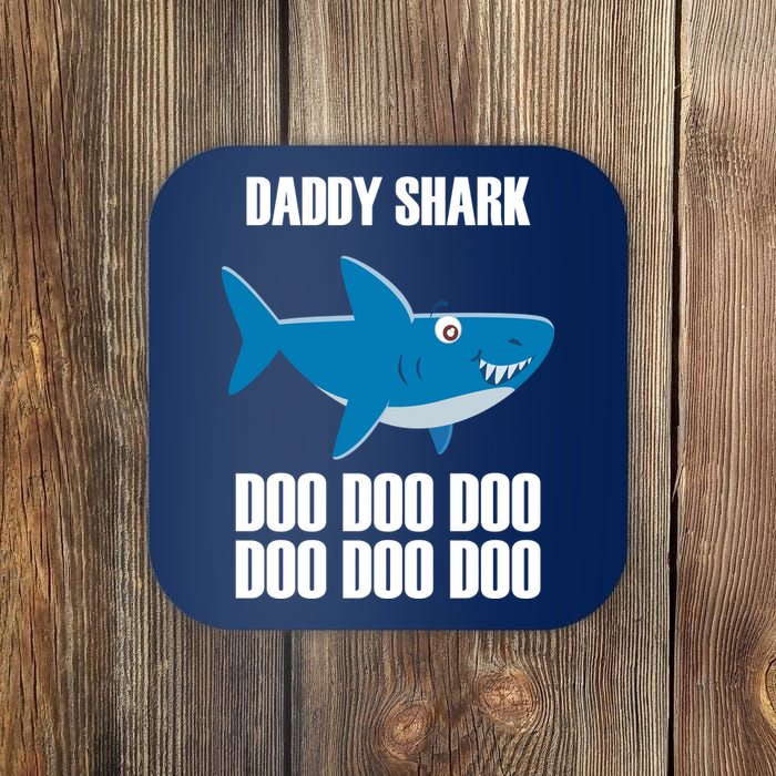 Daddy Shark Funny Cute Coaster