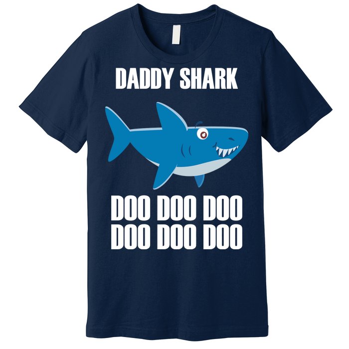 Daddy Shark Funny Cute Premium T-Shirt