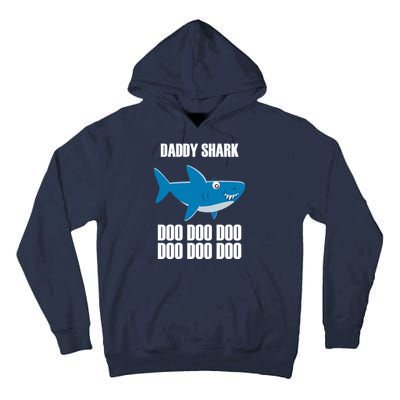 Daddy Shark Funny Cute Tall Hoodie