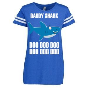 Daddy Shark Funny Cute Enza Ladies Jersey Football T-Shirt