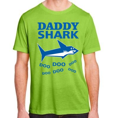 Daddy Shark Funny Dad Adult ChromaSoft Performance T-Shirt