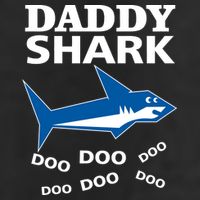Daddy Shark Funny Dad Cool Comfort Performance Bucket Hat