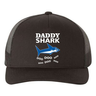 Daddy Shark Funny Dad Yupoong Adult 5-Panel Trucker Hat