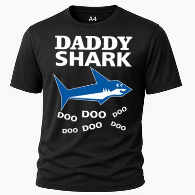 Daddy Shark Funny Dad Performance Shirt