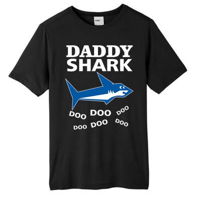 Daddy Shark Funny Dad Tall Fusion ChromaSoft Performance T-Shirt