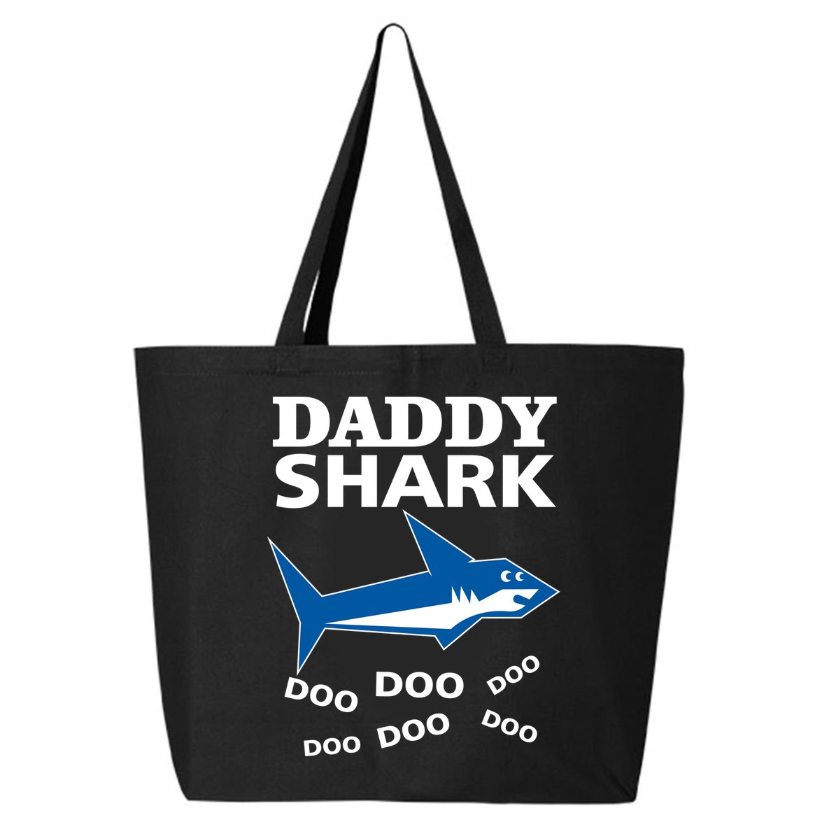 Daddy Shark Funny Dad 25L Jumbo Tote