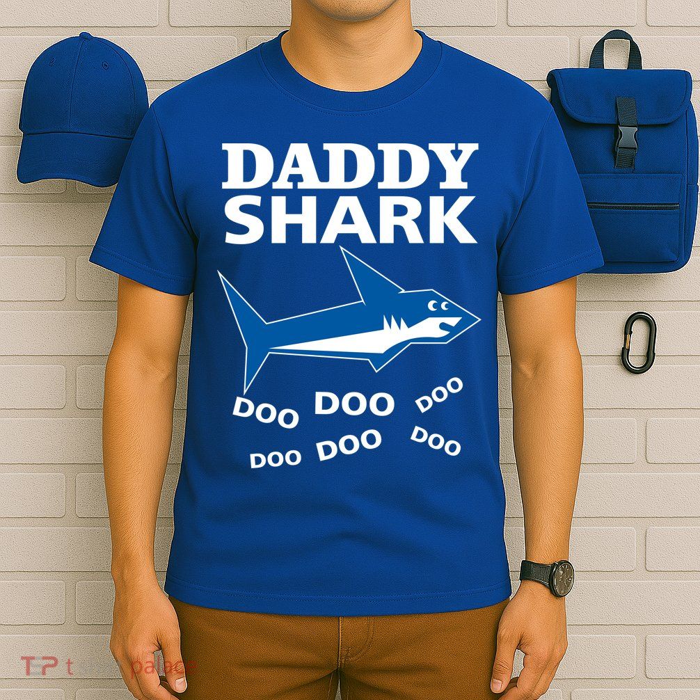 Daddy Shark Funny Dad T-Shirt