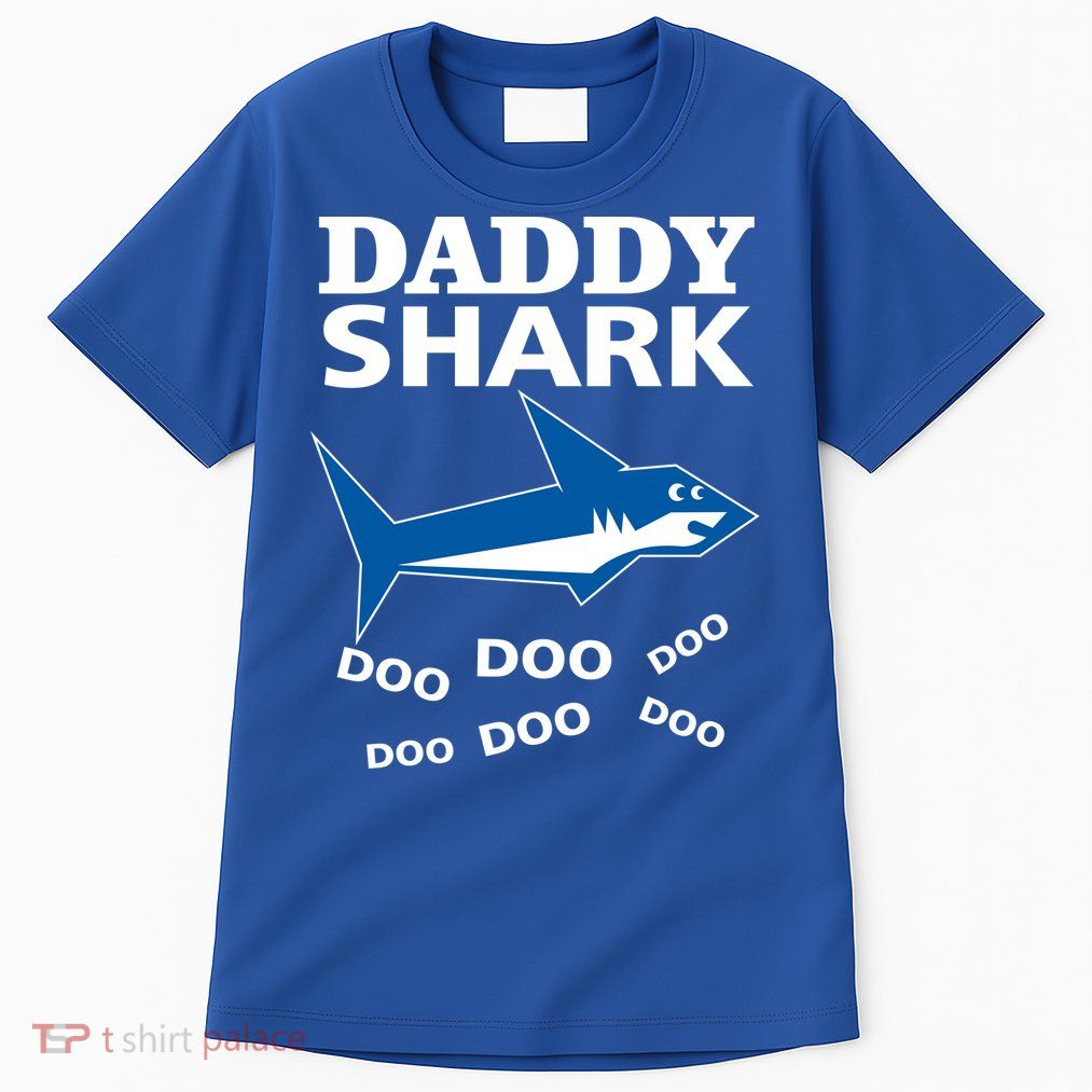 Daddy Shark Funny Dad Tall T-Shirt
