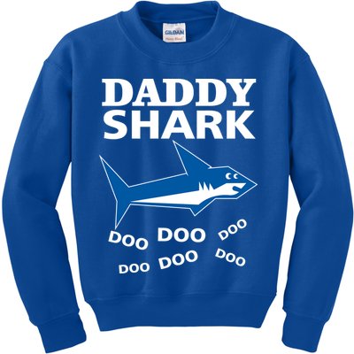 Daddy Shark Funny Dad Kids Sweatshirt