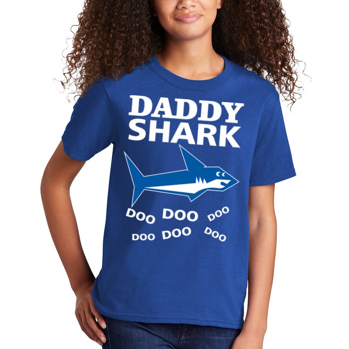 Daddy Shark Funny Dad Kids T-Shirt
