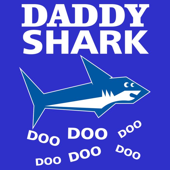 Daddy Shark Funny Dad Kids T-Shirt