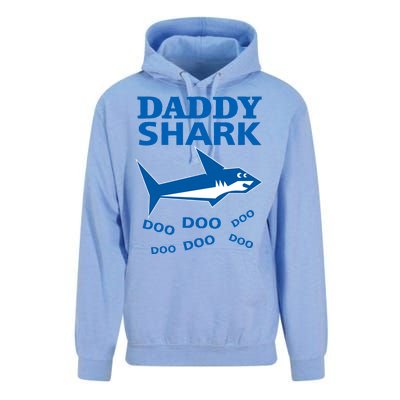 Daddy Shark Funny Dad Unisex Surf Hoodie