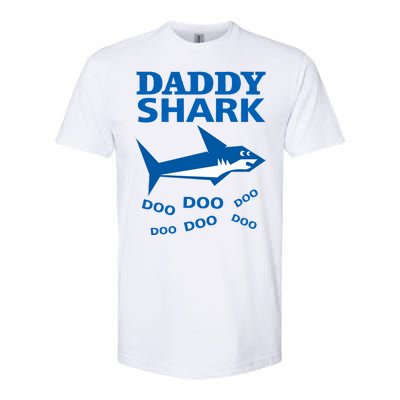 Daddy Shark Funny Dad Softstyle CVC T-Shirt