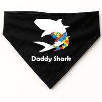 Daddy Shark Puzzles Autism Awareness USA-Made Doggie Bandana