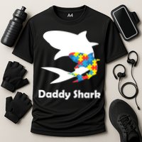 Daddy Shark Puzzles Autism Awareness Performance Shirt