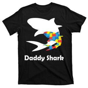 Daddy Shark Puzzles Autism Awareness T-Shirt