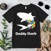 Daddy Shark Puzzles Autism Awareness Premium T-Shirt