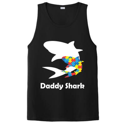 Daddy Shark Puzzles Autism Awareness PosiCharge Competitor Tank