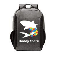 Daddy Shark Puzzles Autism Awareness Vector Backpack