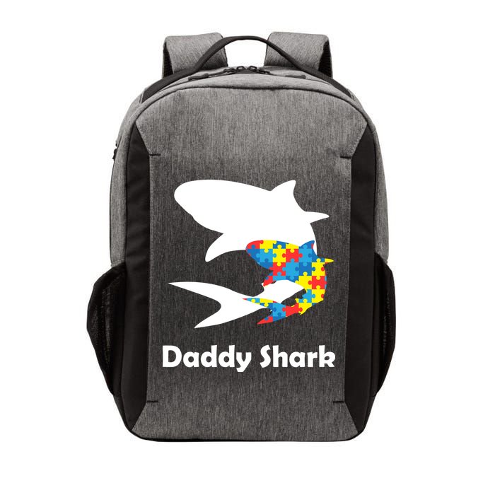 Daddy Shark Puzzles Autism Awareness Vector Backpack