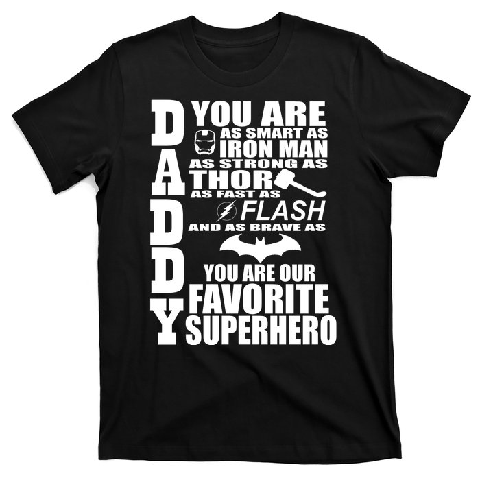 Daddy Superhero Father's Day T-Shirt