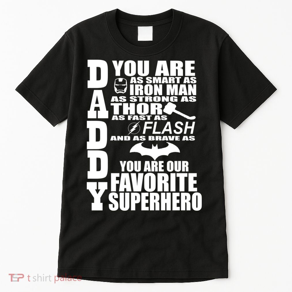 Daddy Superhero Father's Day Tall T-Shirt