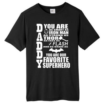 Daddy Superhero Father's Day Tall Fusion ChromaSoft Performance T-Shirt