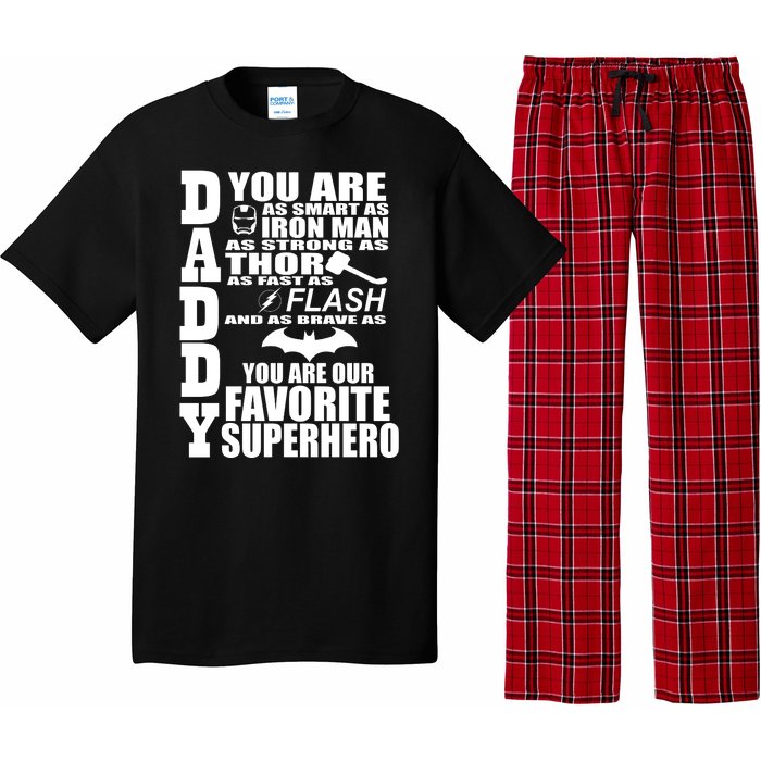 Daddy Superhero Father's Day Pajama Set