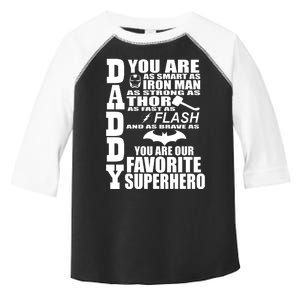 Daddy Superhero Father's Day Toddler Fine Jersey T-Shirt