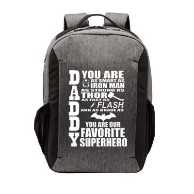 Daddy Superhero Father's Day Vector Backpack