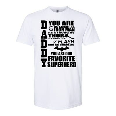 Daddy Superhero Father's Day Softstyle® CVC T-Shirt