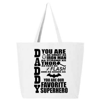 Daddy Superhero Father's Day 25L Jumbo Tote