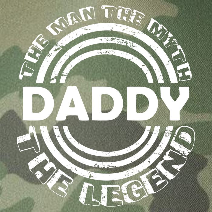 Daddy The Man The Myth The Legend Legacy Tie Dye Trucker Hat