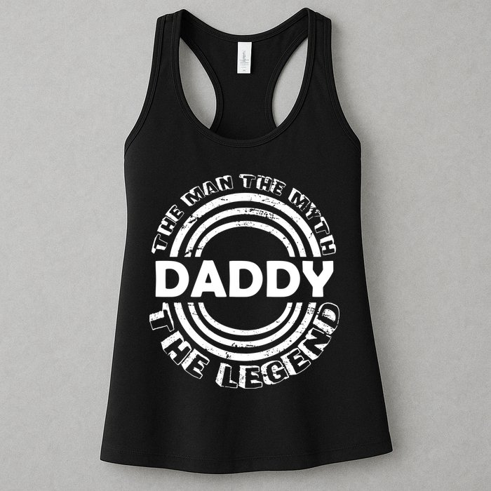 Daddy The Man The Myth The Legend Womens Tank Top