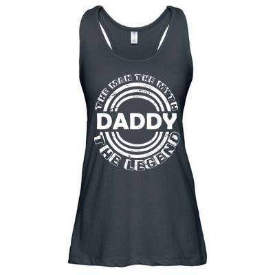 Daddy The Man The Myth The Legend Ladies Essential Flowy Tank