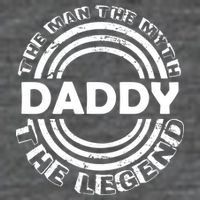 Daddy The Man The Myth The Legend Flat Bill Trucker Hat