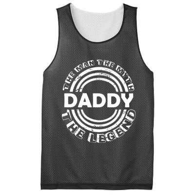 Daddy The Man The Myth The Legend Mesh Reversible Basketball Jersey Tank