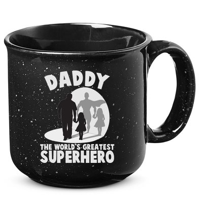 Daddy The World's Greatest Superhero Father's Day 15oz Campfire Ceramic Mug