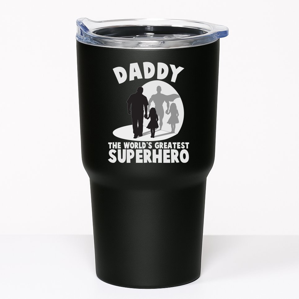 Daddy The World's Greatest Superhero Father's Day Tumbler