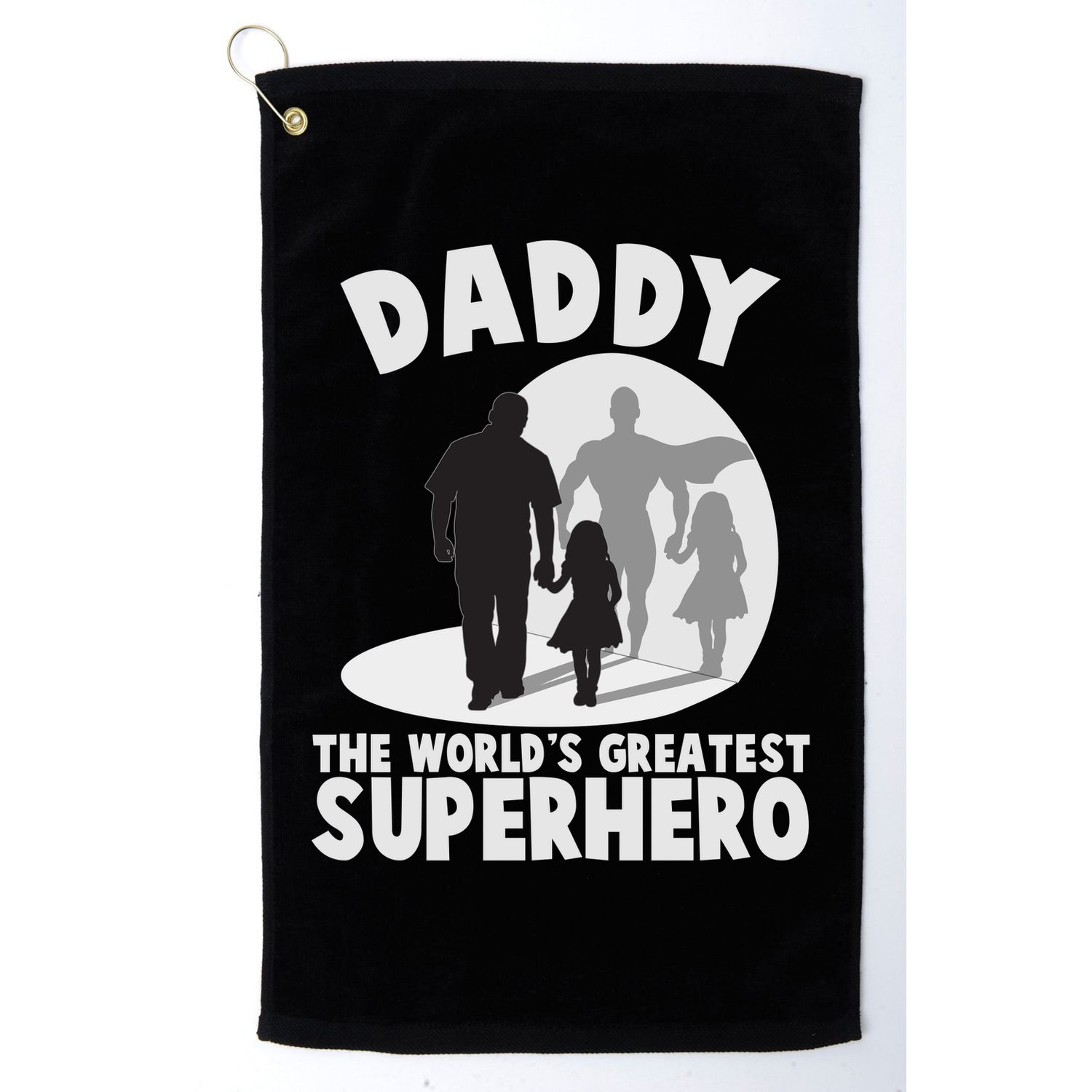 Daddy The World's Greatest Superhero Father's Day Golf Towel
