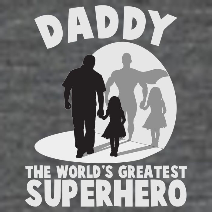 Daddy The World's Greatest Superhero Father's Day Poster